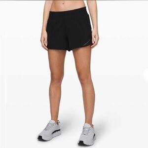 Lululemon Hotty Hot Short *High-Rise Long 4" Black